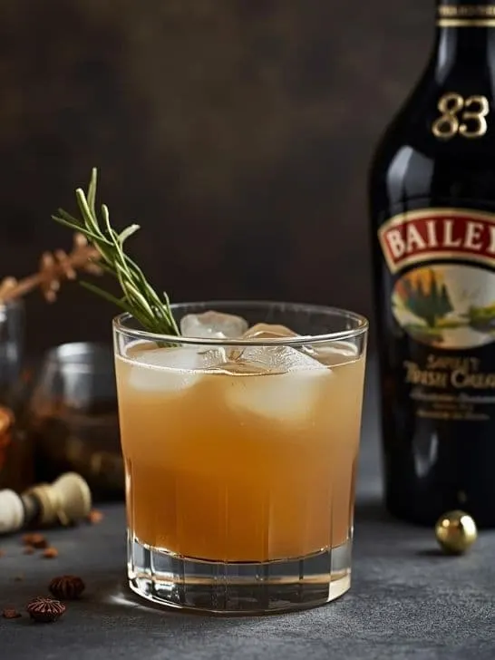 Simple Baileys Cocktail with Rum