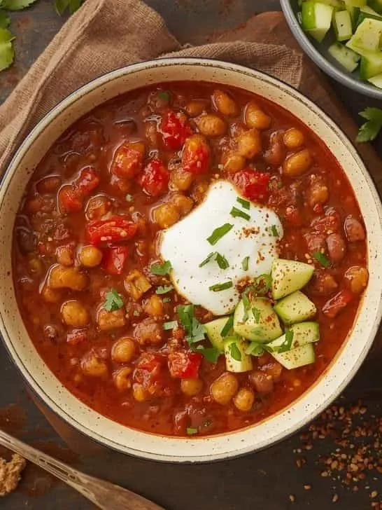 Simple Winter Chili Recipe - Vegetarian