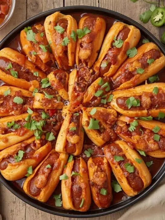 Spicy Chili Cocktail Hot Dogs