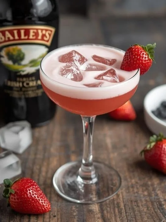 Strawberry Baileys Cocktail