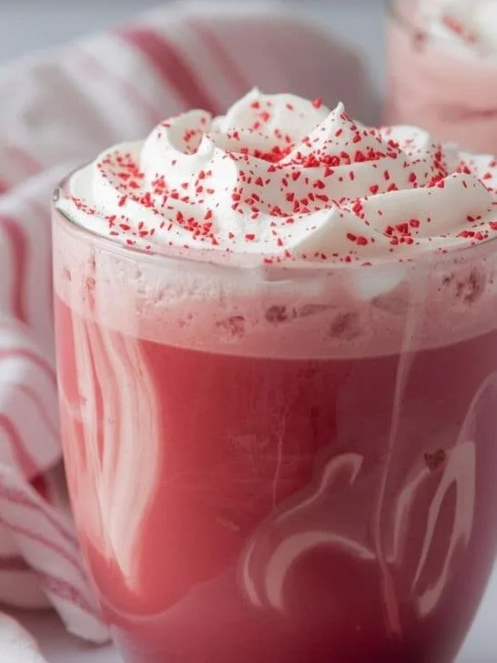 Valentines Day Coffee Drinks: Red Velvet Latte