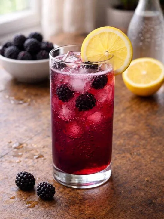 Blackberry Lemon Sparkler