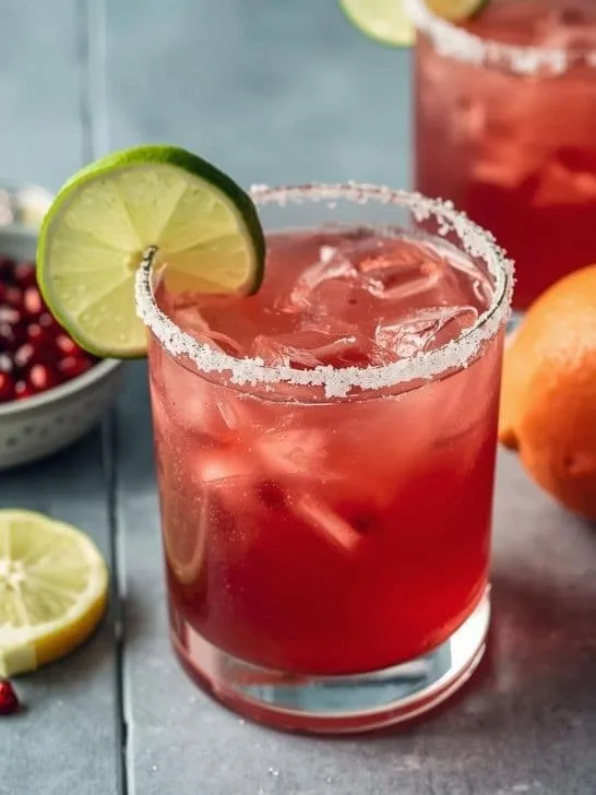 Pomegranate Margarita Mocktail