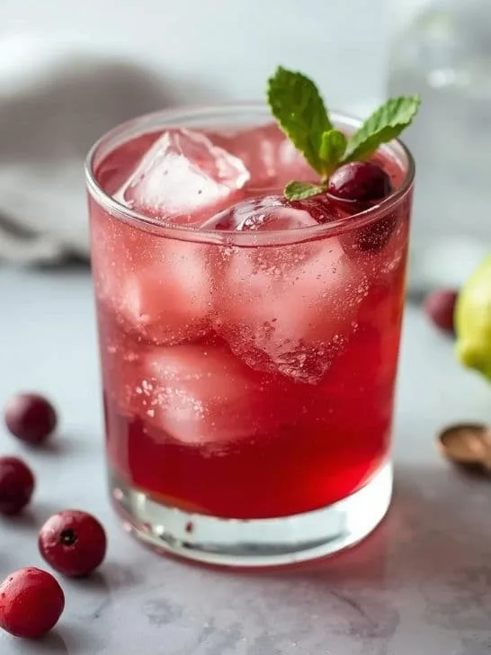 Simple Cranberry Sparkler