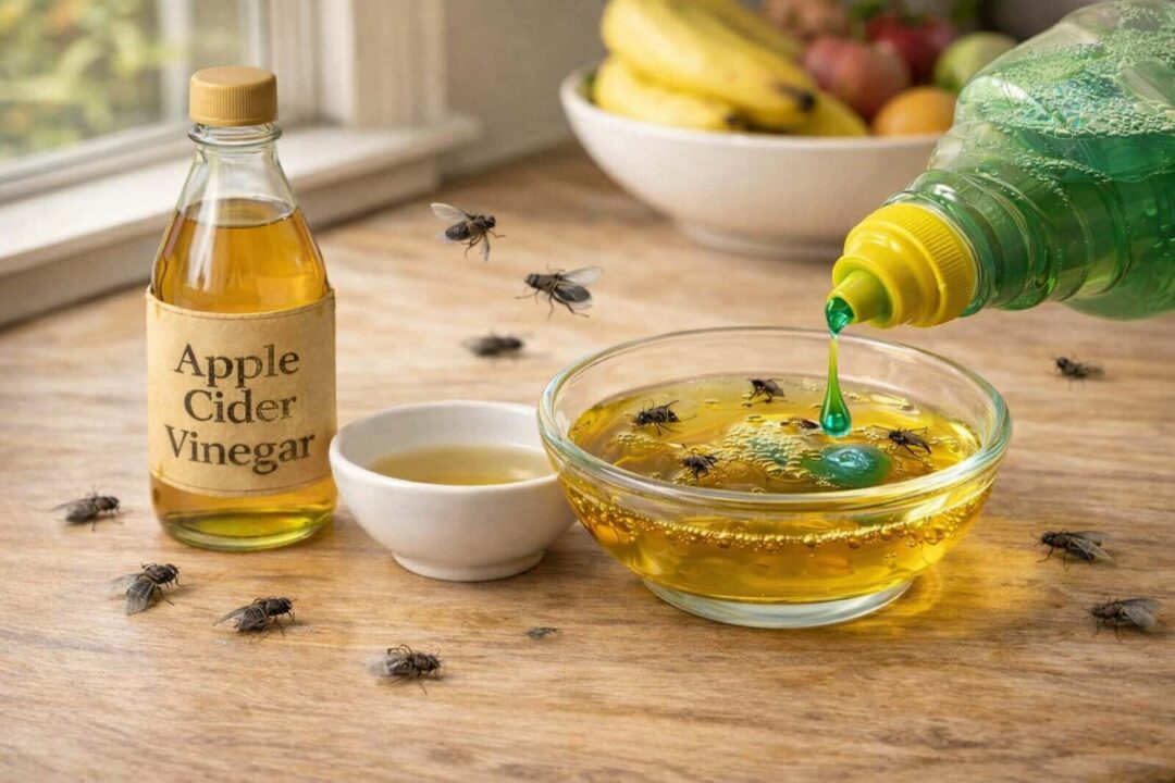 How to Get Rid of Fruit Flies in Your Kitchen Naturally - Foodiosity
