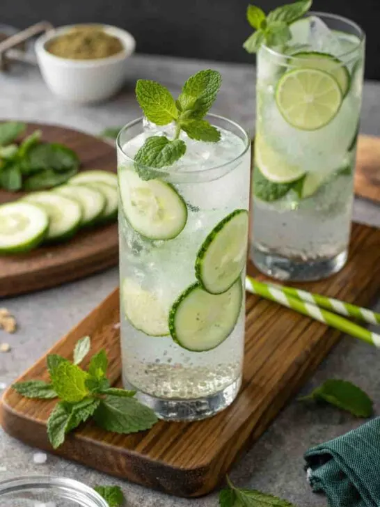 Cucumber Mint Lime Spritzer