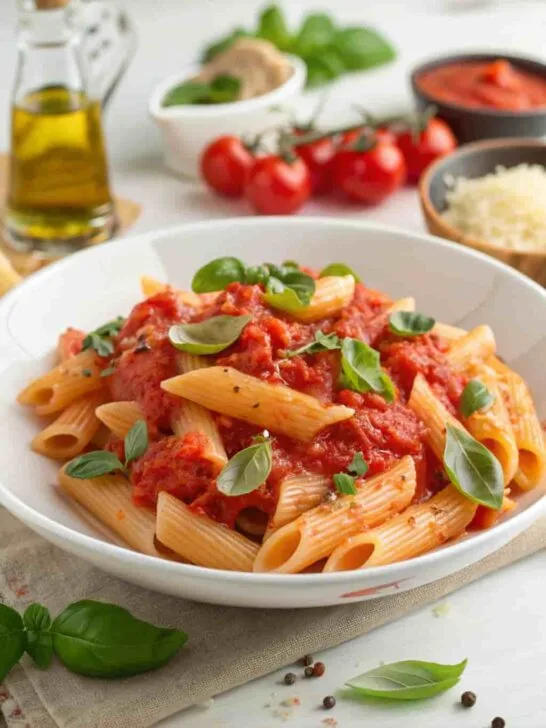 Easy Valentine&rsquo;s Day Pasta Recipes: Tomato Basil Penne