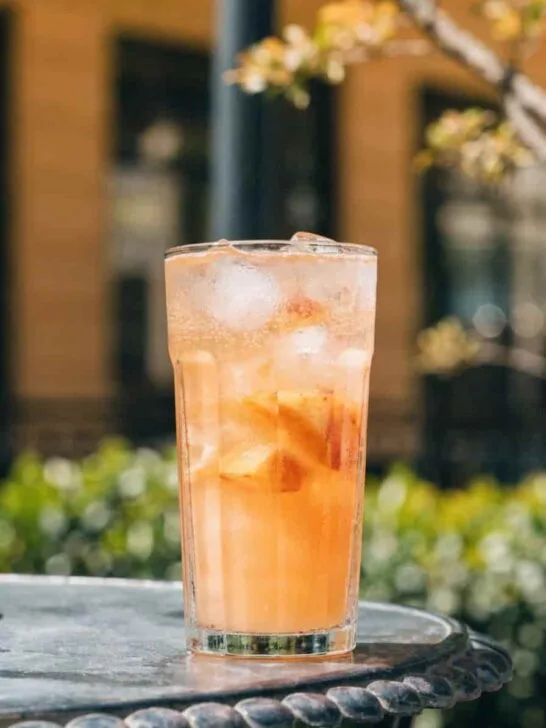 Peach Bellini With Vodka