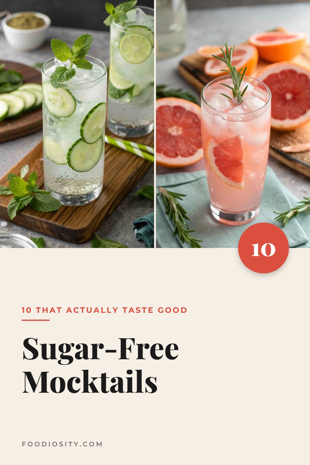 10 Sugar-Free Mocktails That Actually Taste Good