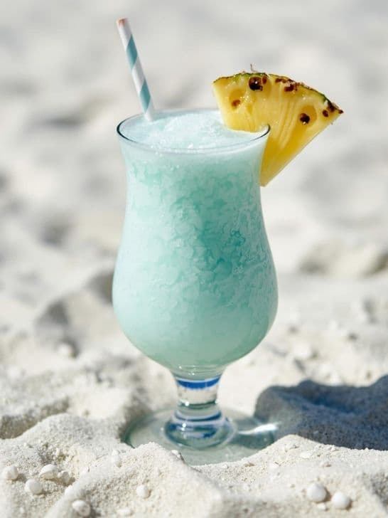 Blue Coconut Mocktail