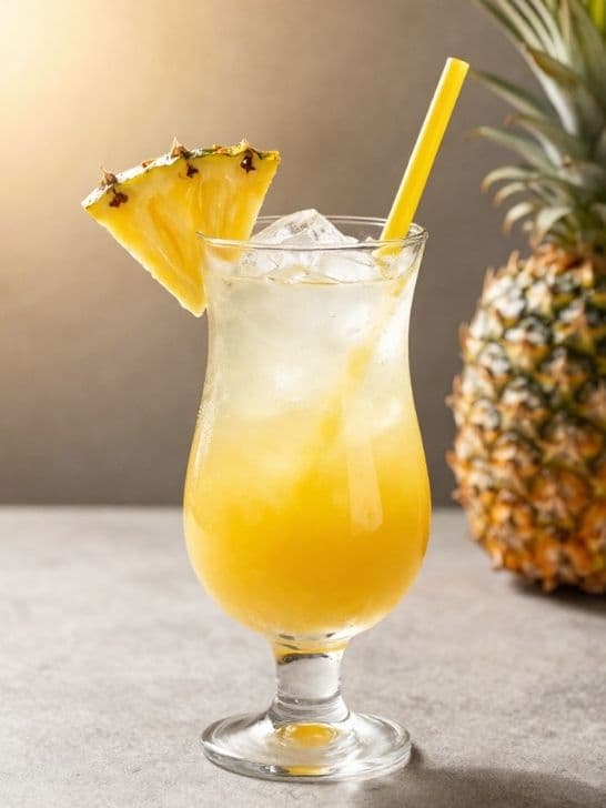 CBD Tropical Pineapple Mocktail