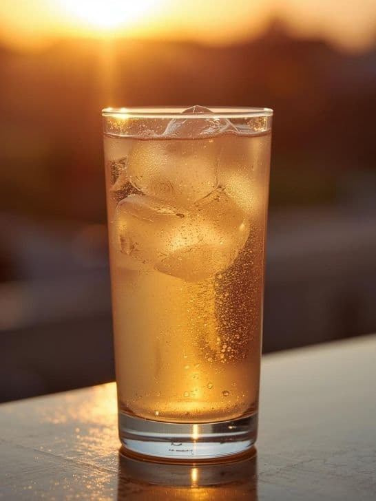 Sparkling Apple Juice Mocktail