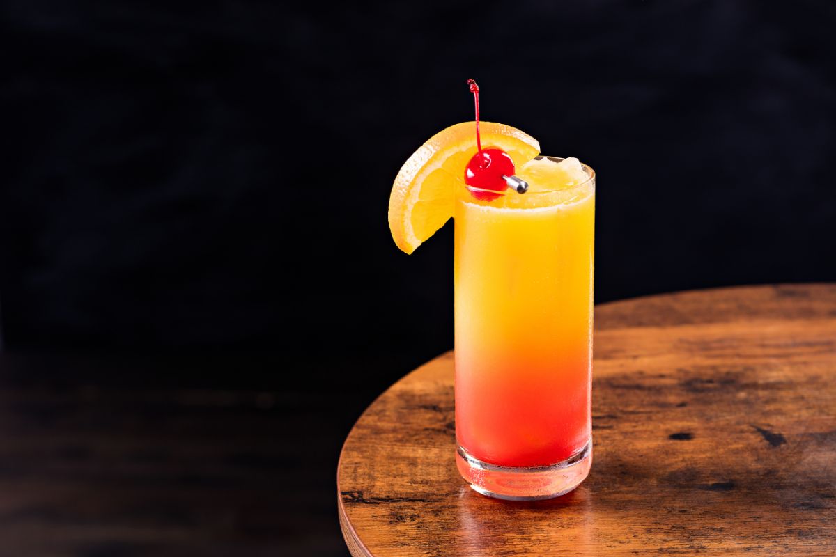 Tequila Sunrise Mocktail 