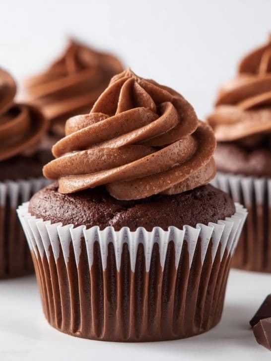 Classic Double Chocolate Cupcakes