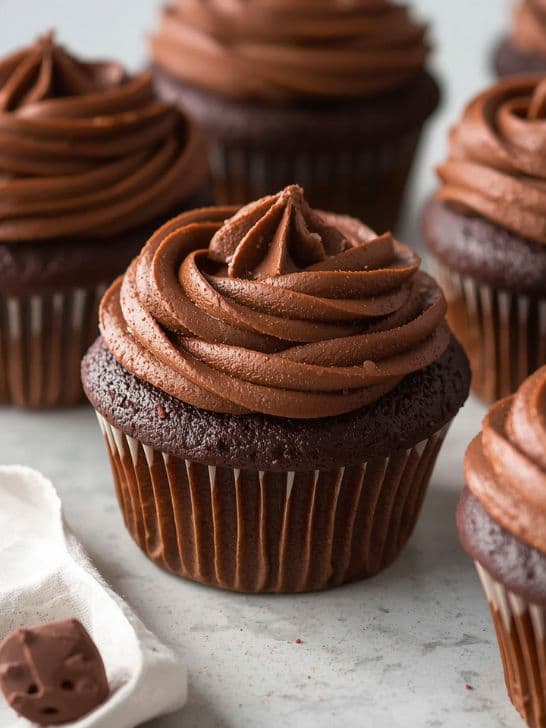 Soft and Fluffy Chocolate Cupcakes